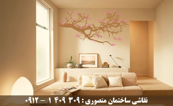 خدمات رنگ ساختمانی مهر : نقاشی داخل و خارج ساختمان، طراحی و پتینه mansouri house painting