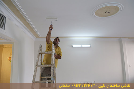 نقاشی ساختمان در تهران - نگین الماس - سلمانی negin almas house painting salmani tehran hero