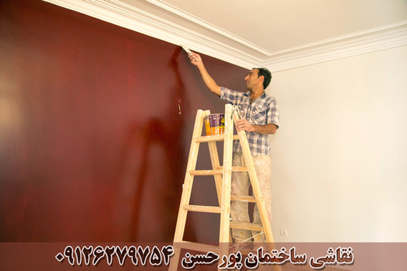 نقاشی ساختمان پورحسن : انجام کلیه کارهای نقاشی ساختمانی و تعمیرات ساختمان tehran house painting all iran color painter porhasan